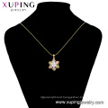 34010 xuping fashion 18k gold plated jewelry zircon pendent Guangzhou factory for women